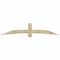 Ekena Millwork Bellingham Rough Sawn Timber Gable Bracket, Douglas Fir, 96"W x 20"H x 4"D x 6"F, 5/12 Pitch GBW096X20X0406BEL00RDF - alternate 1